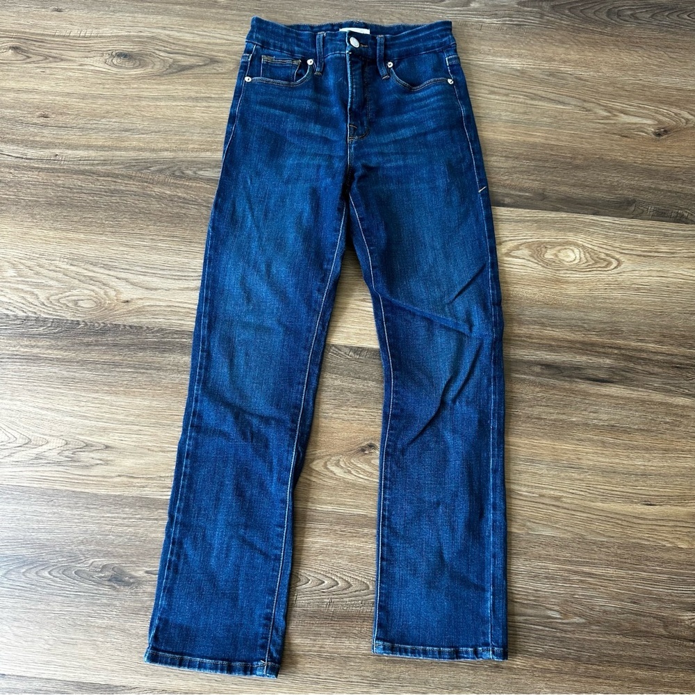 Good American ✨ Women's Straight Leg cropped Jeans 26 size 2